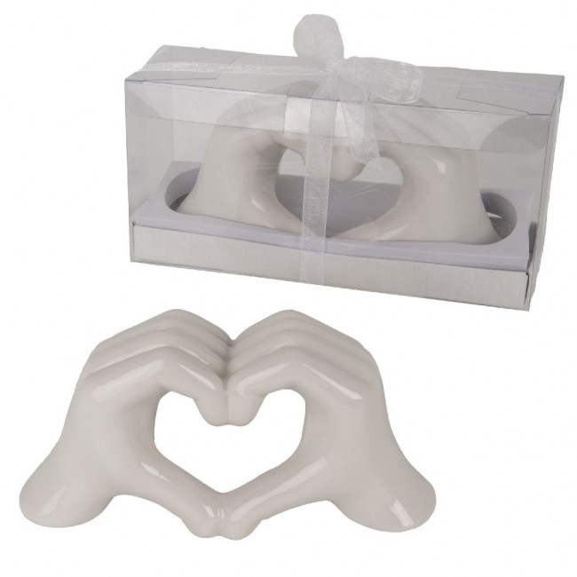 Bomboniera mani cuore