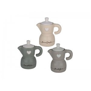 zuccheriera moka caffettiera cuore