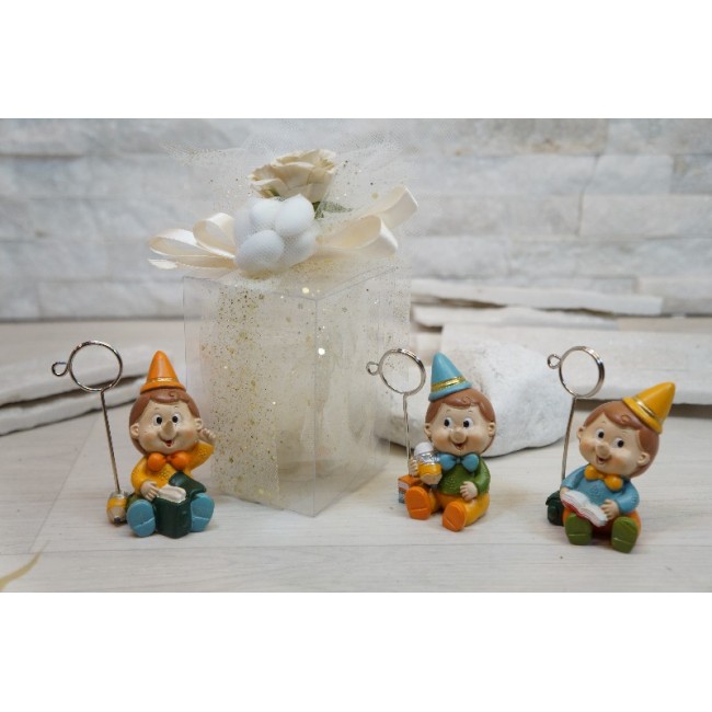 Bomboniera clip pinocchio