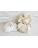 coccinella bianca rosa celeste con strass coccinella bianca rosa celeste con strass