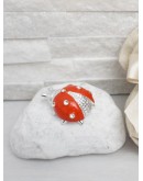 coccinella rossa con strass