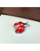 coccinella rossa con strass