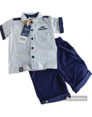 completo per bimbo blu mignolo