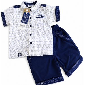 Mignolo Completo per bimbo blu 