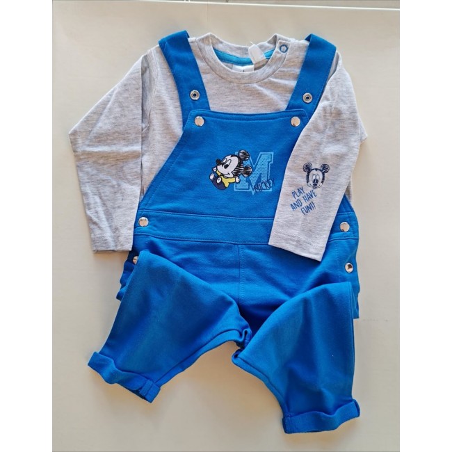 Salopet blu con topolino Salopet blu con topolino
