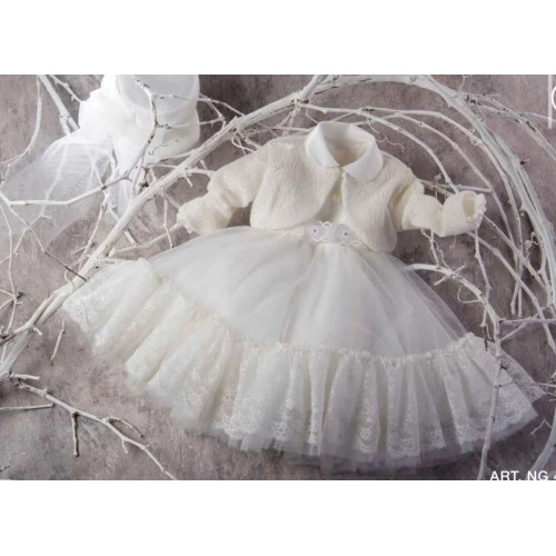 abito per bimba invernale con giacca in lanetta abito per bimba invernale con giacca in lanetta