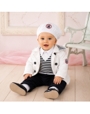 Abito bimbo con cappotto