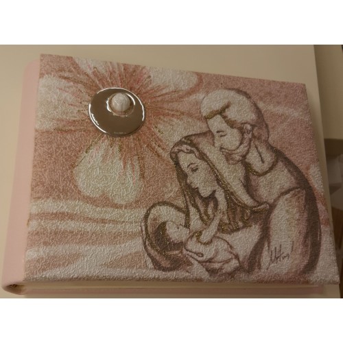 album rosa con sacra famiglia