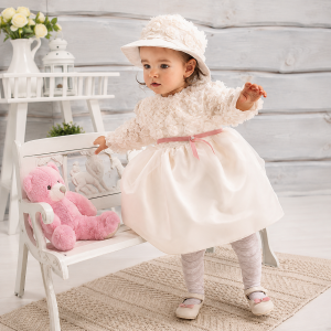 Abito in misto cotone per bimba 