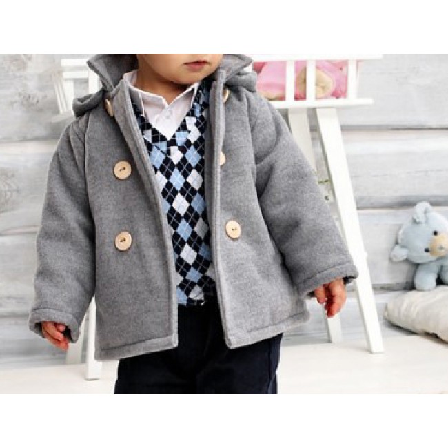 Cappotto per bimbo grigio
