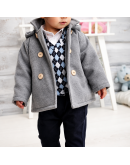 Cappotto per bimbo grigio