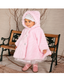 Pelliccia rosa bianca Pelliccia rosa bianca