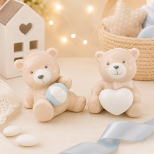 Bomboniera baby orsetto con cuore