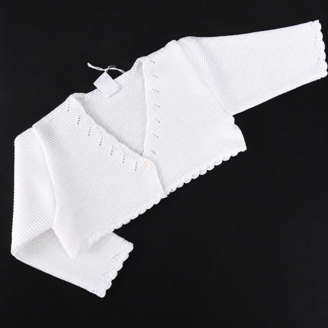 Stella Giacca coprispalle bianco in cotone