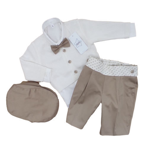 completo estivo avorio tortora