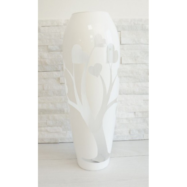 Vaso albero cuori alto