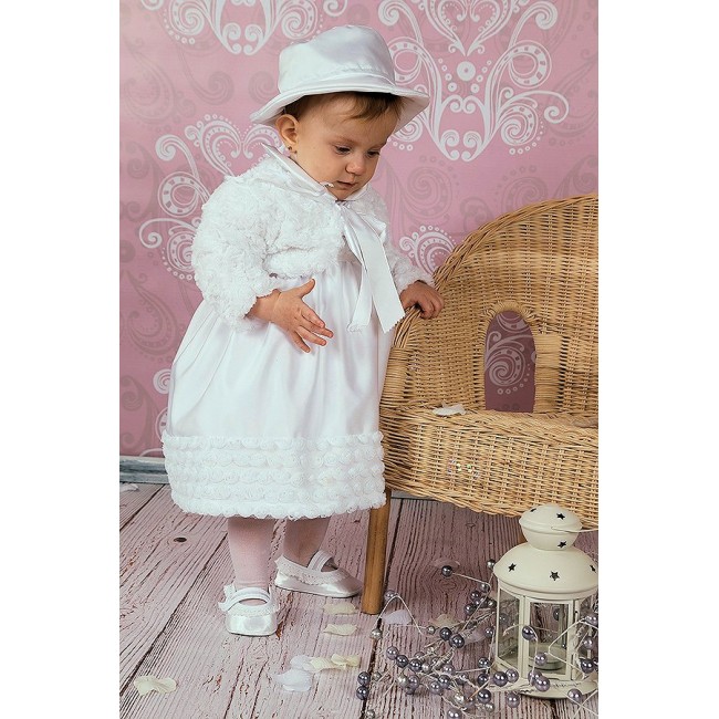 Abito per bambina con pelliccia