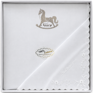 Fazzoletto Battesimo in cotone