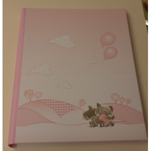 album cuori gattino rosa 20X25 album cuori gattino rosa 20X25