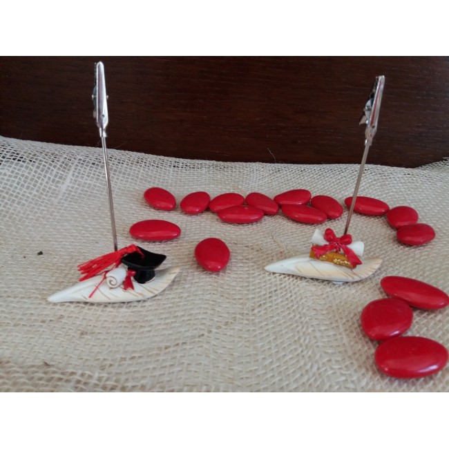 Bomboniera clip laurea