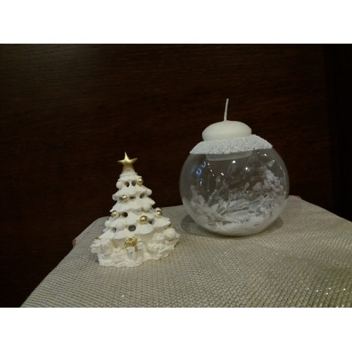 albero natale bianco con led albero natale bianco con led