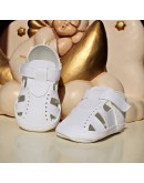 scarpe sandali bimbo bianco