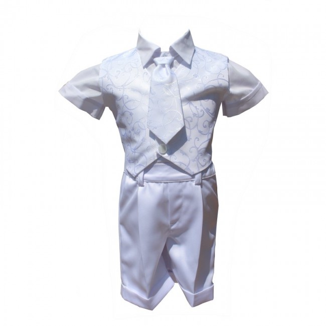 Abito bianco elegante estivo Abito bianco elegante estivo