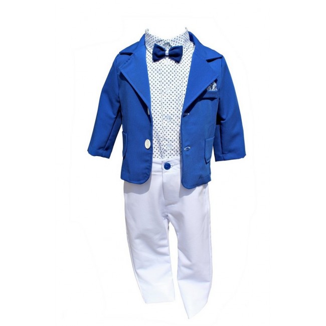 Abito bimbo blu bianco