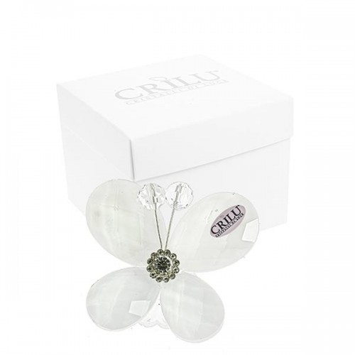 farfalla cristallo bianca grigia farfalla cristallo bianca grigia