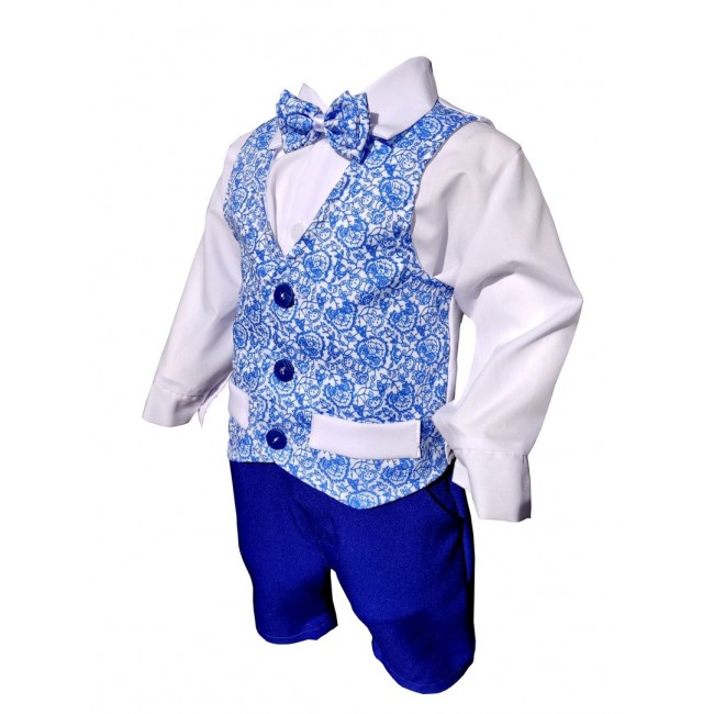 Abito bimbo estivo bianco blu