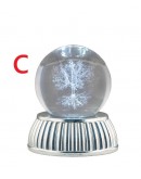 globo lampada led su base argento