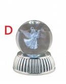 globo lampada led su base argento