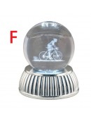 globo lampada led su base argento