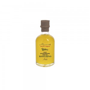 olio aromatizzato in bottiglia classica