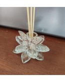 profumatore fiore cristallo con farfalla