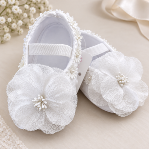 Scarpe bimba con margherite