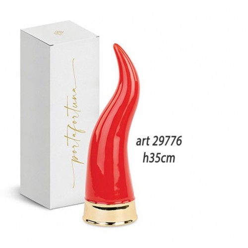 cornetto rosso oro 35cm
