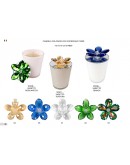 candela con fiore farfalla cristallo  candela con fiore farfalla cristallo