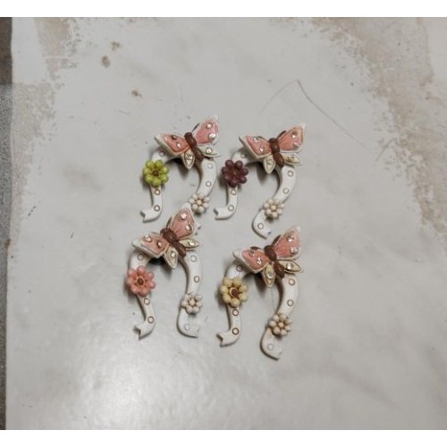 magnete ferro di cavallo con farfalla magnete ferro di cavallo con farfalla