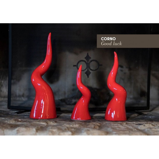 cornetto rosso 35 cm Bomboniera cornetto rosso 35 cm