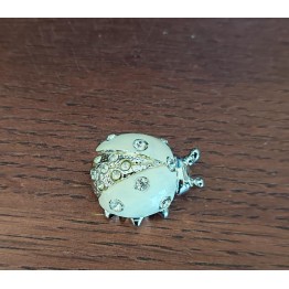 coccinella piccola con strass