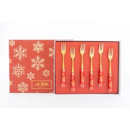 set forchettine natale 