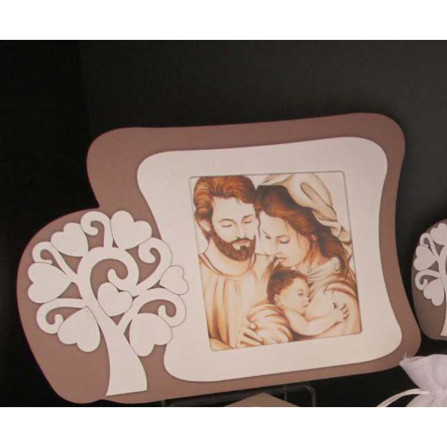 Bomboniera sacra famiglia portafoto mariella martini