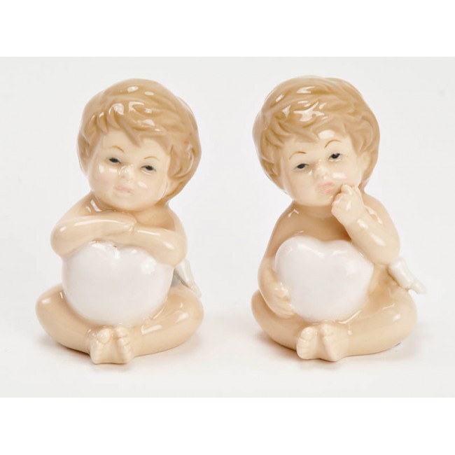 Bomboniera offerta bimbo con cuore 