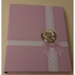 Album rosa con orsetto