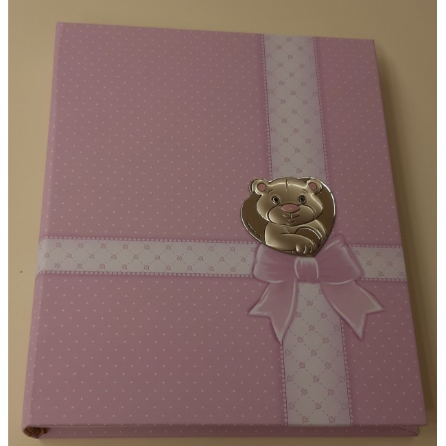 Album rosa con orsetto