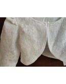 bolero giacca elegante avorio