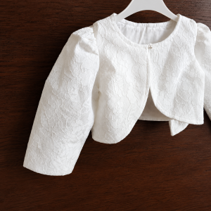 Bolero giacca elegante panna