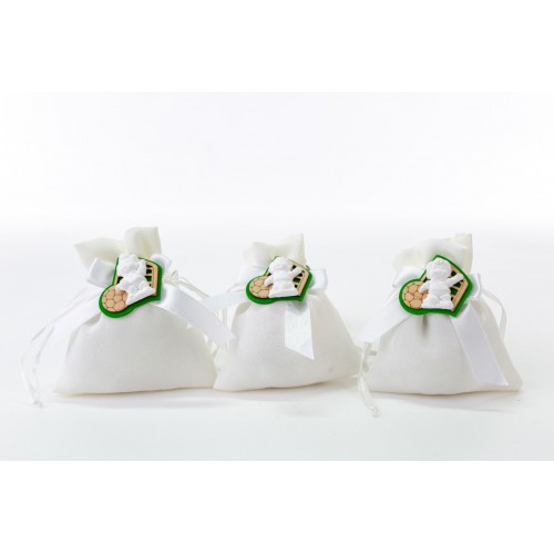 sacchetto portaconfetti con bimbo calciatore  sacchetto portaconfetti con bimbo calciatore