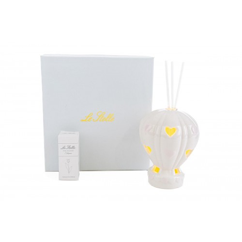 profumatore mongolfiera rosa con led profumatore mongolfiera rosa con led